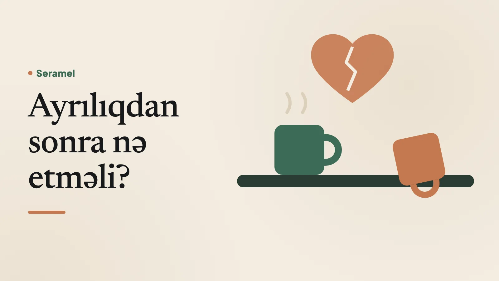 Payız günü Bakı Bulvarında Xəzər sahili boyunca gəzən qadın ayrılıqdan sonra nə etməli olduğunu düşünür