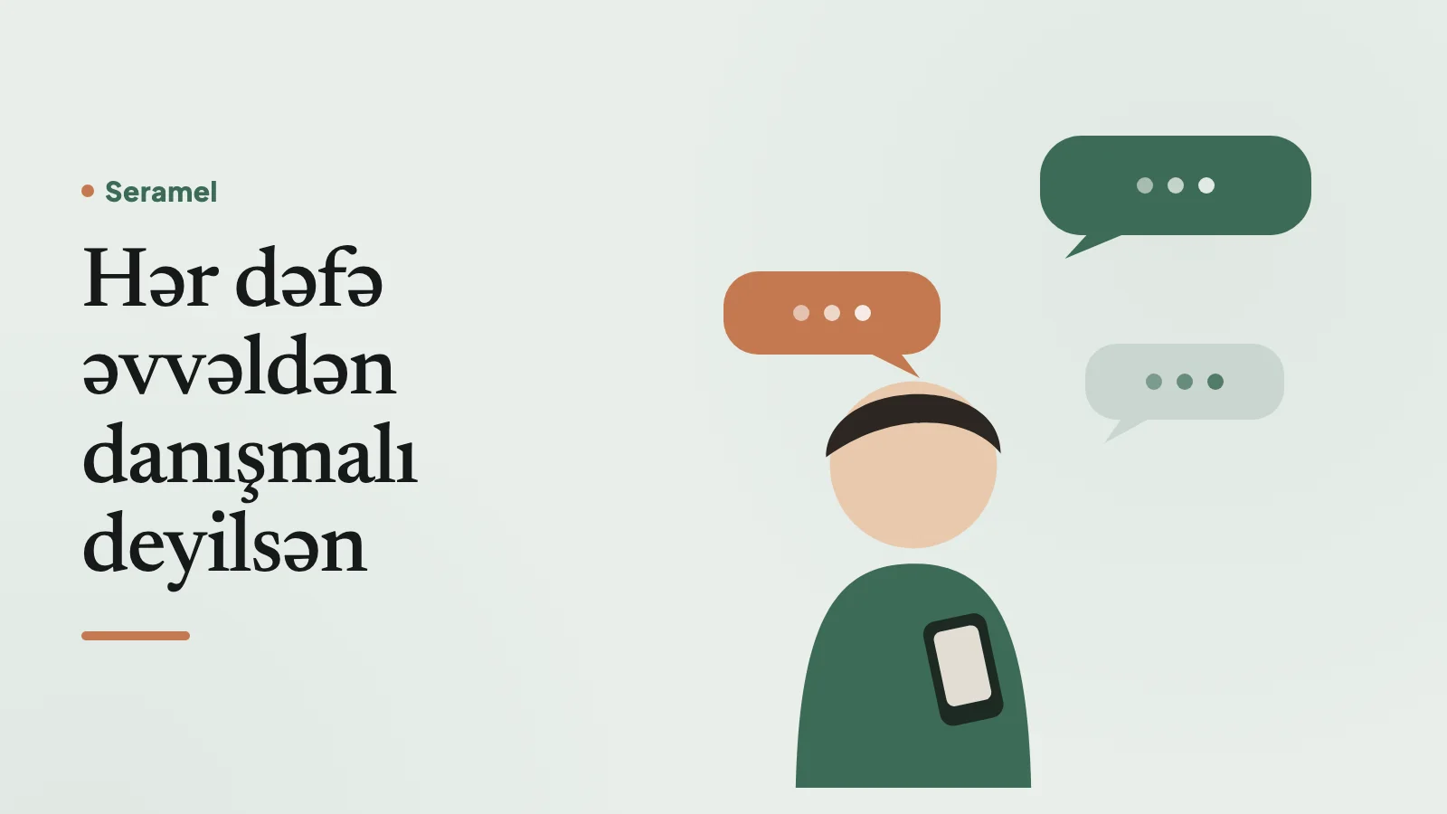 Gecə Bakı həyətində skamyada telefonla süni intellektlə danışan gənc keçmiş sevgilisini unuda bilmədiyini yazır