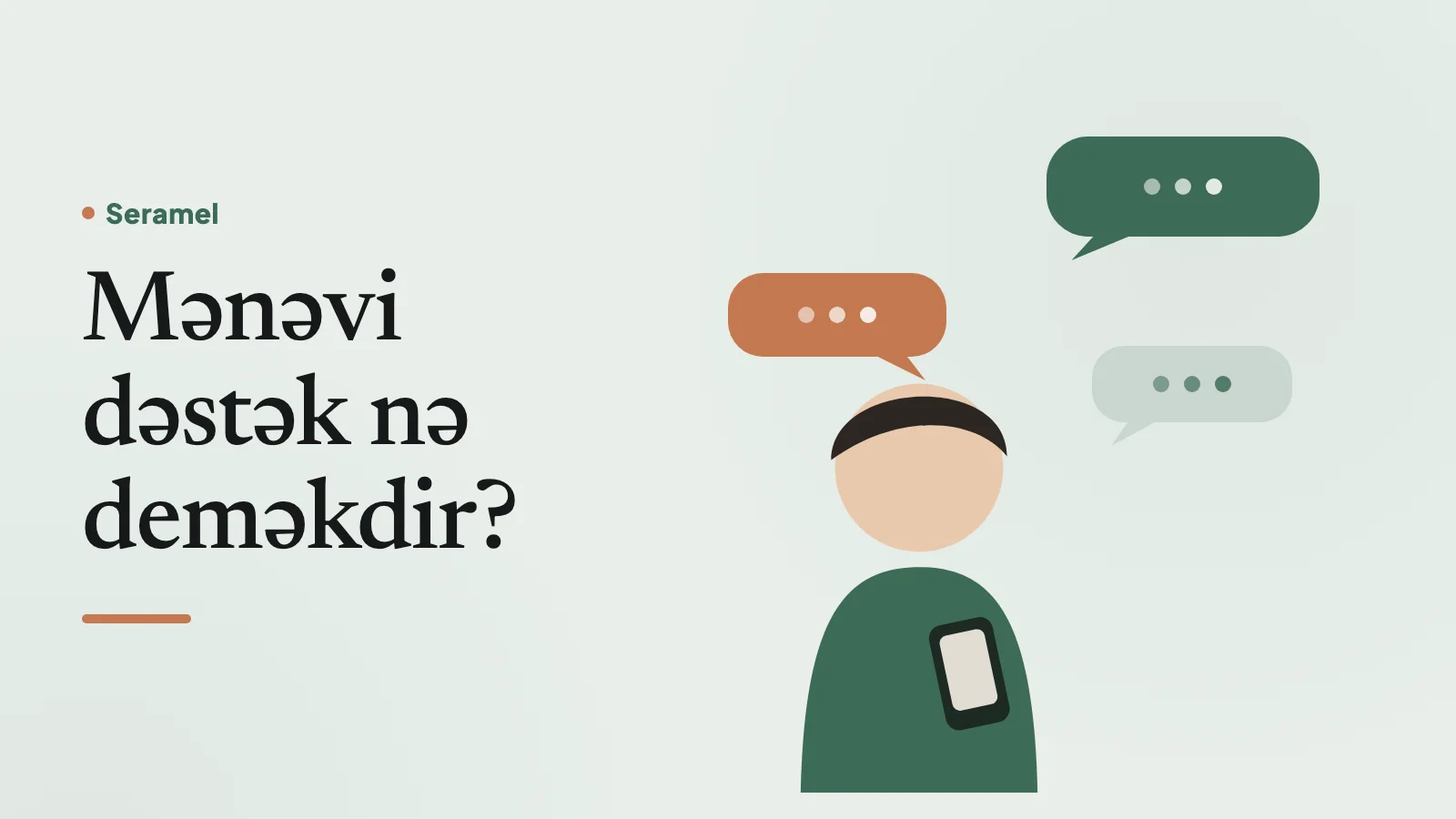 Şəkidə çayxanada pəncərə kənarında çay içən gənc qadın düşünür: mənəvi dəstək nədir və kimdən istəmək olar