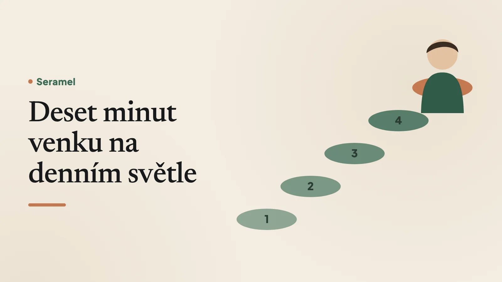 Muž na krátké procházce u řeky v Pardubicích za zimního slunce, jak si zvednout náladu