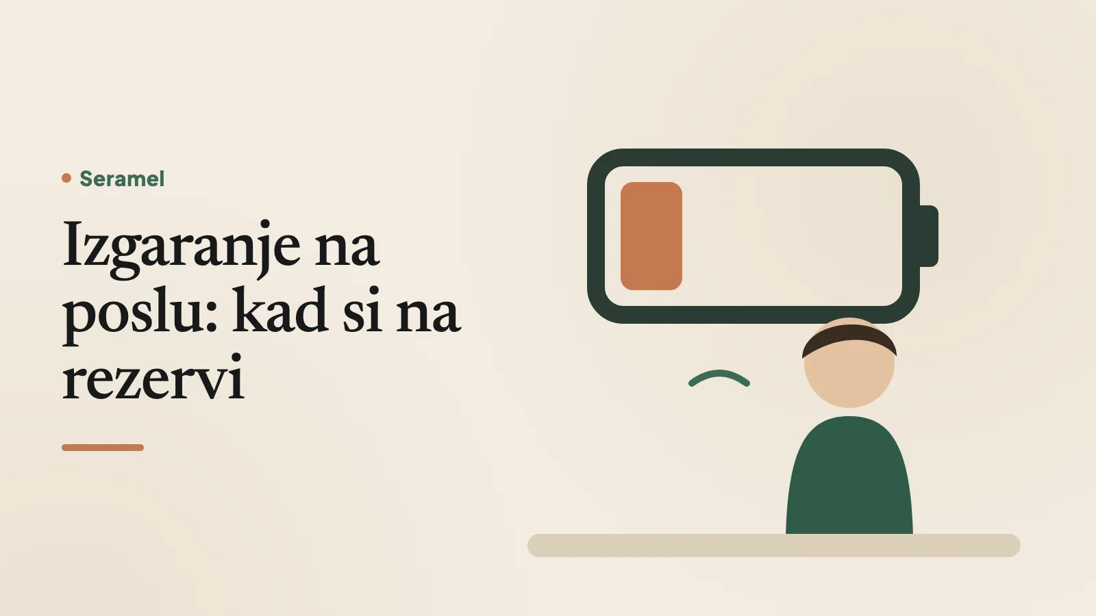 Žena kasno navečer sama u uredu u Zagrebu gleda kroz prozor umjesto u laptop – izgaranje na poslu i znakovi da radiš na rezervi.