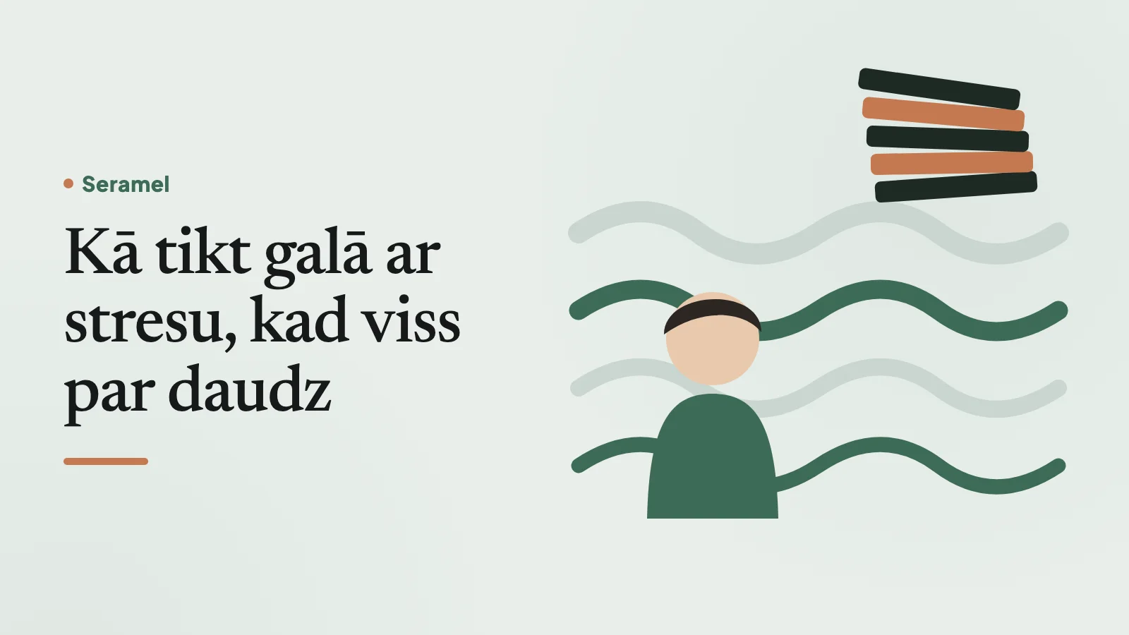 Sieviete Rīgas birojā pie loga ar ūdens glāzi mierīgi izelpo, meklējot, kā tikt galā ar stresu darbā