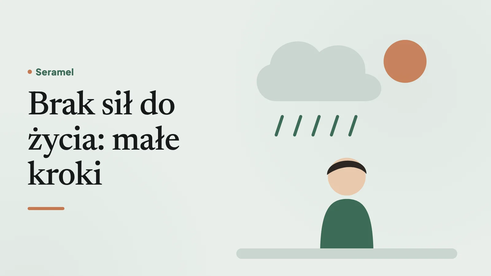 Kobieta w kocu przy oknie w Białymstoku zimą trzyma ciepły kubek – brak sił do życia i małe kroki, które pomagają w tym tygodniu.