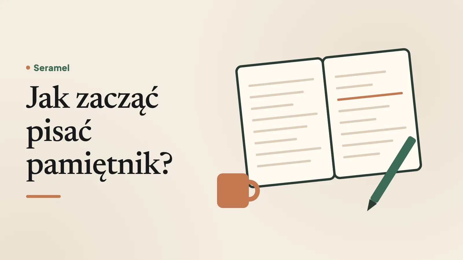 Mężczyzna wieczorem na łóżku w Toruniu pisze w zwykłym zeszycie – jak zacząć pisać pamiętnik i jakie zdania wpisać na początek.