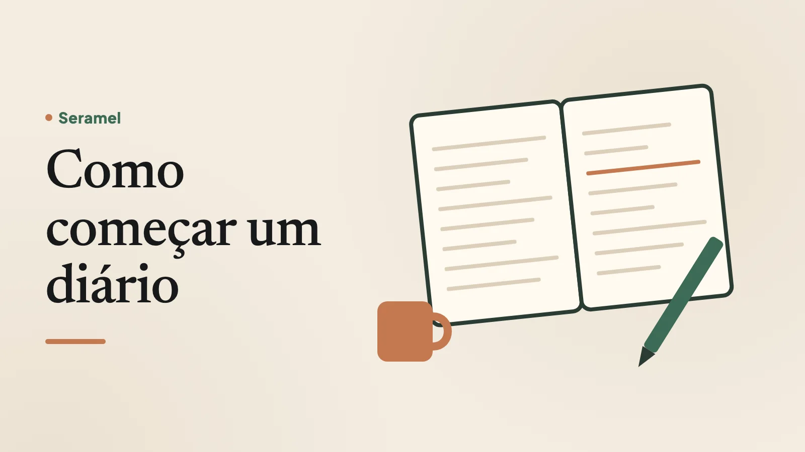 Mulher na cama à noite a escrever num pequeno caderno, a começar um diário pessoal antes de dormir.