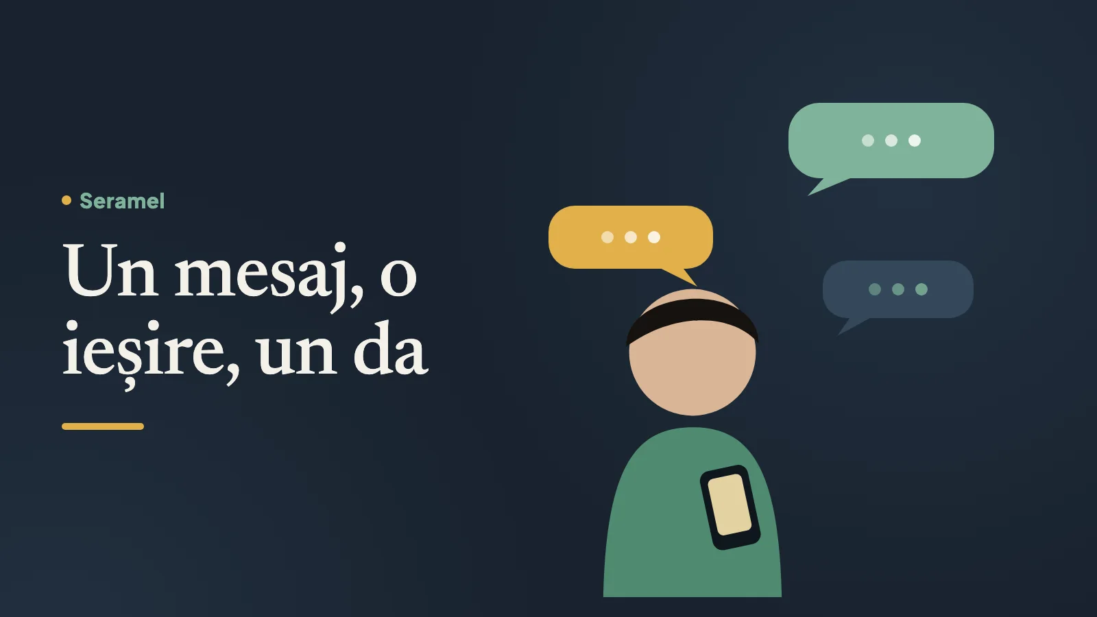 Student în camera de cămin din Iași, seara, care scrie pe telefon despre faptul că nu are prieteni la facultate